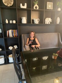 Dinning room had a French cafe feeling! Very cute!