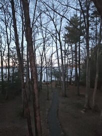 Our view from the sun porch.