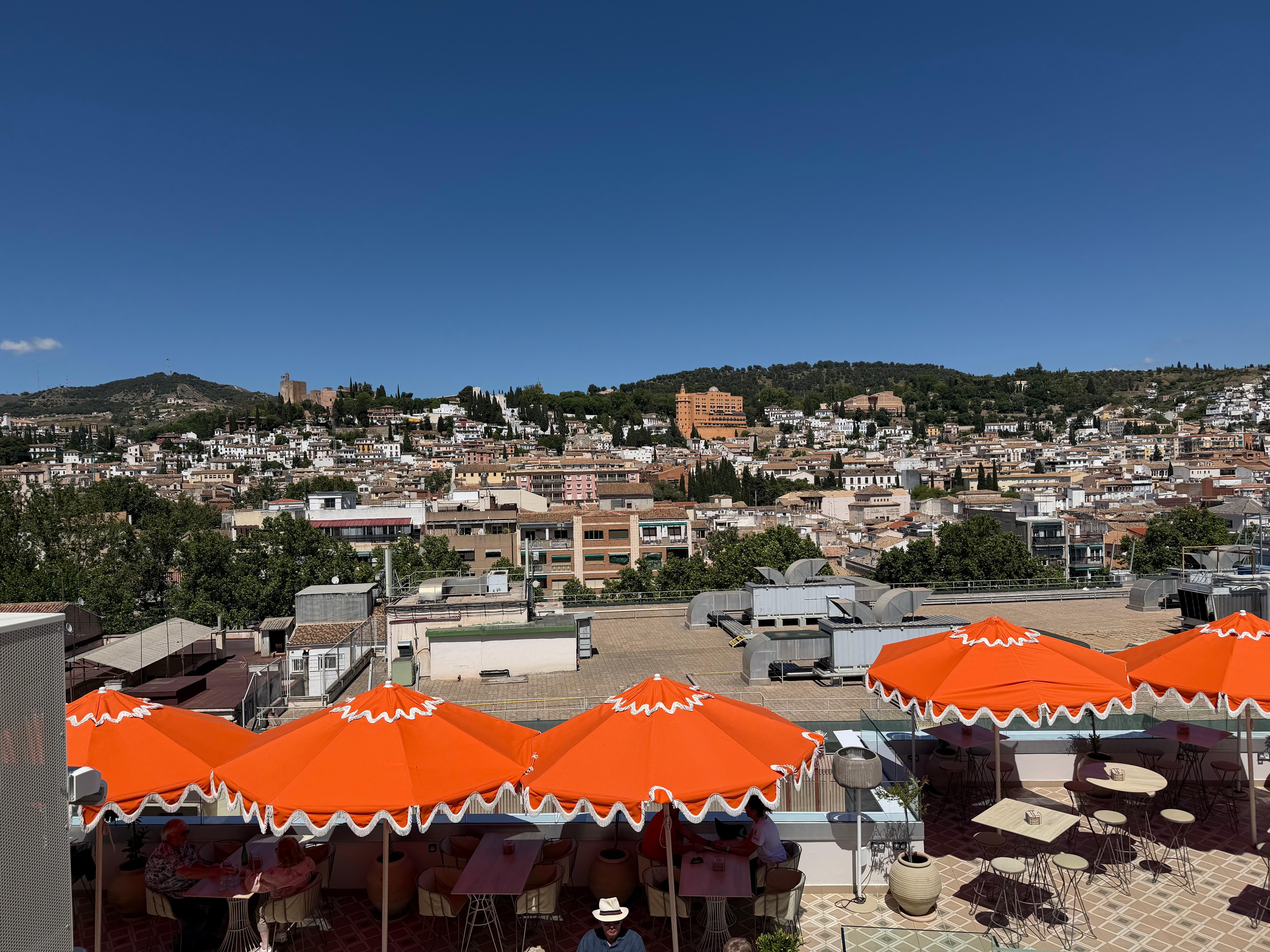 Aussicht von der Dachterrasse