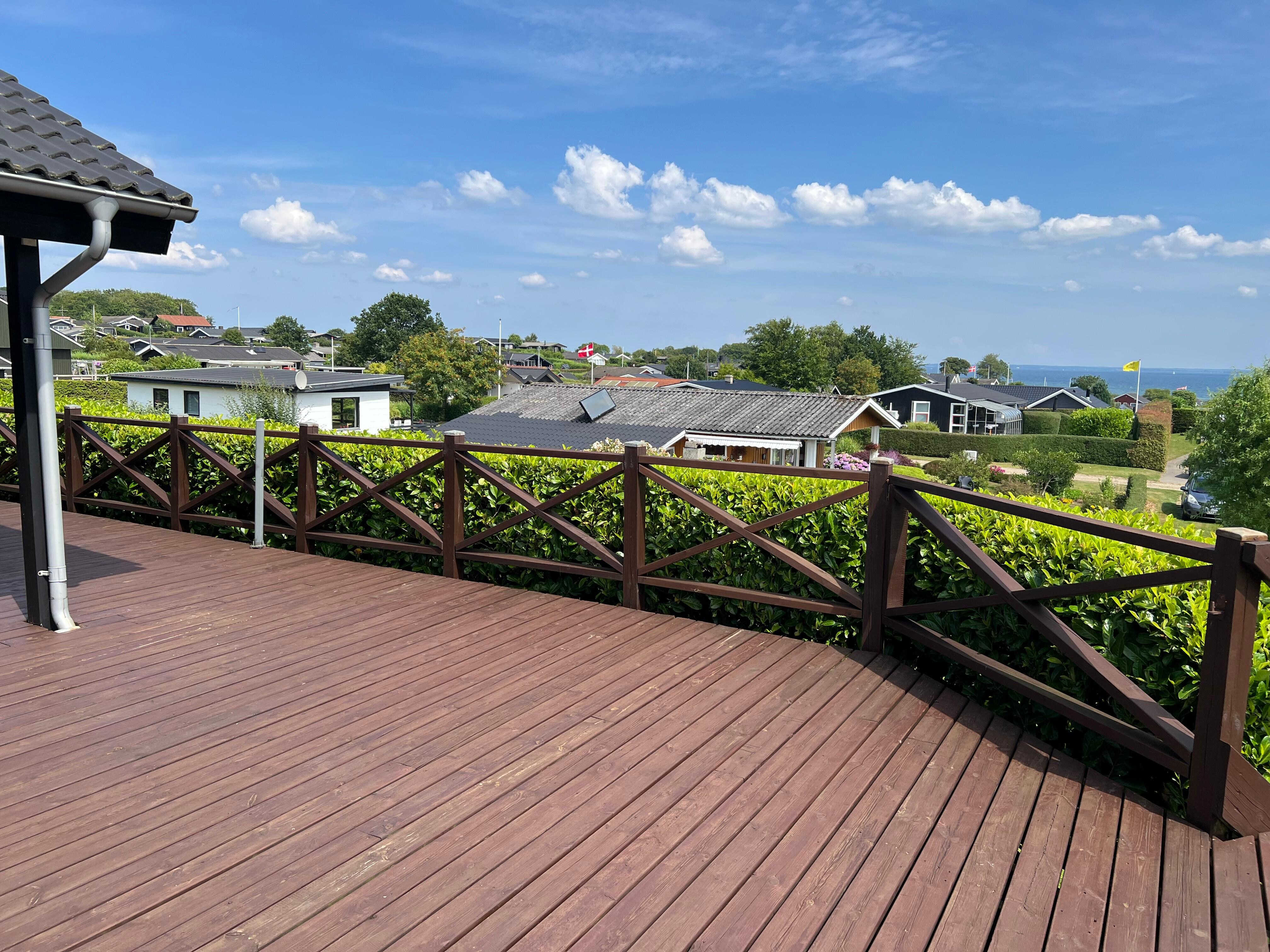 Terrasse mit Blick auf die Ostsee 