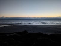 View from the deck at night.