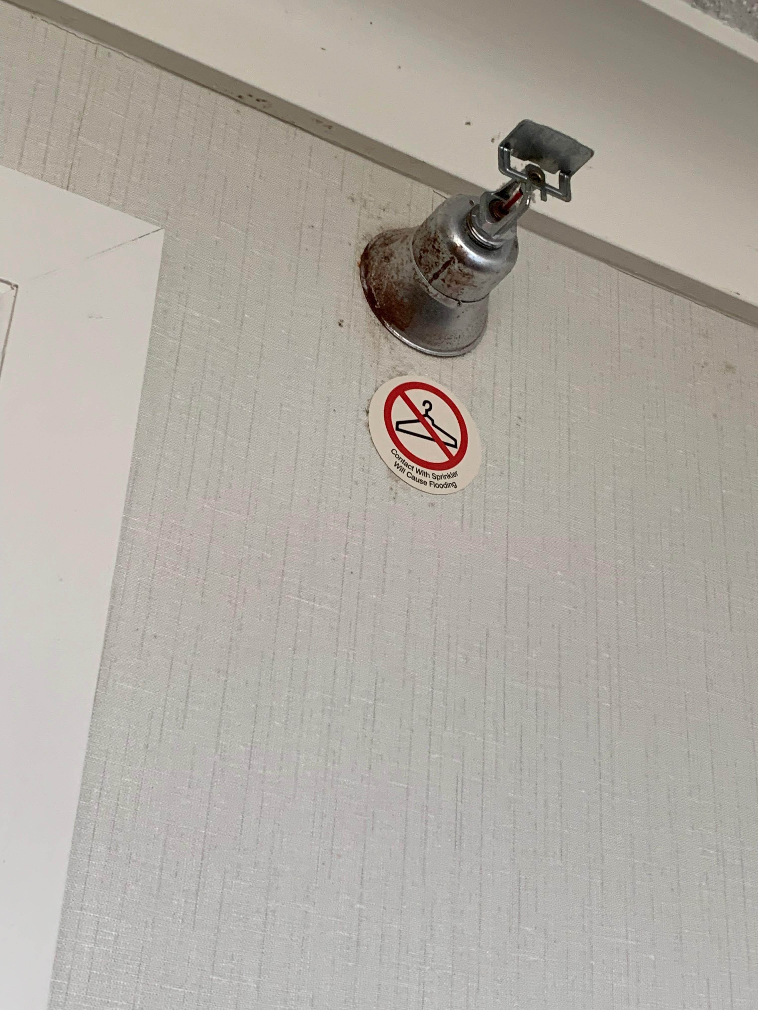 Very rusty sprinkler system