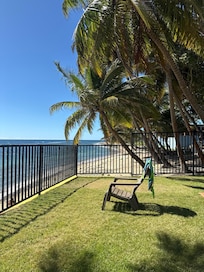 Beachfront from pool area