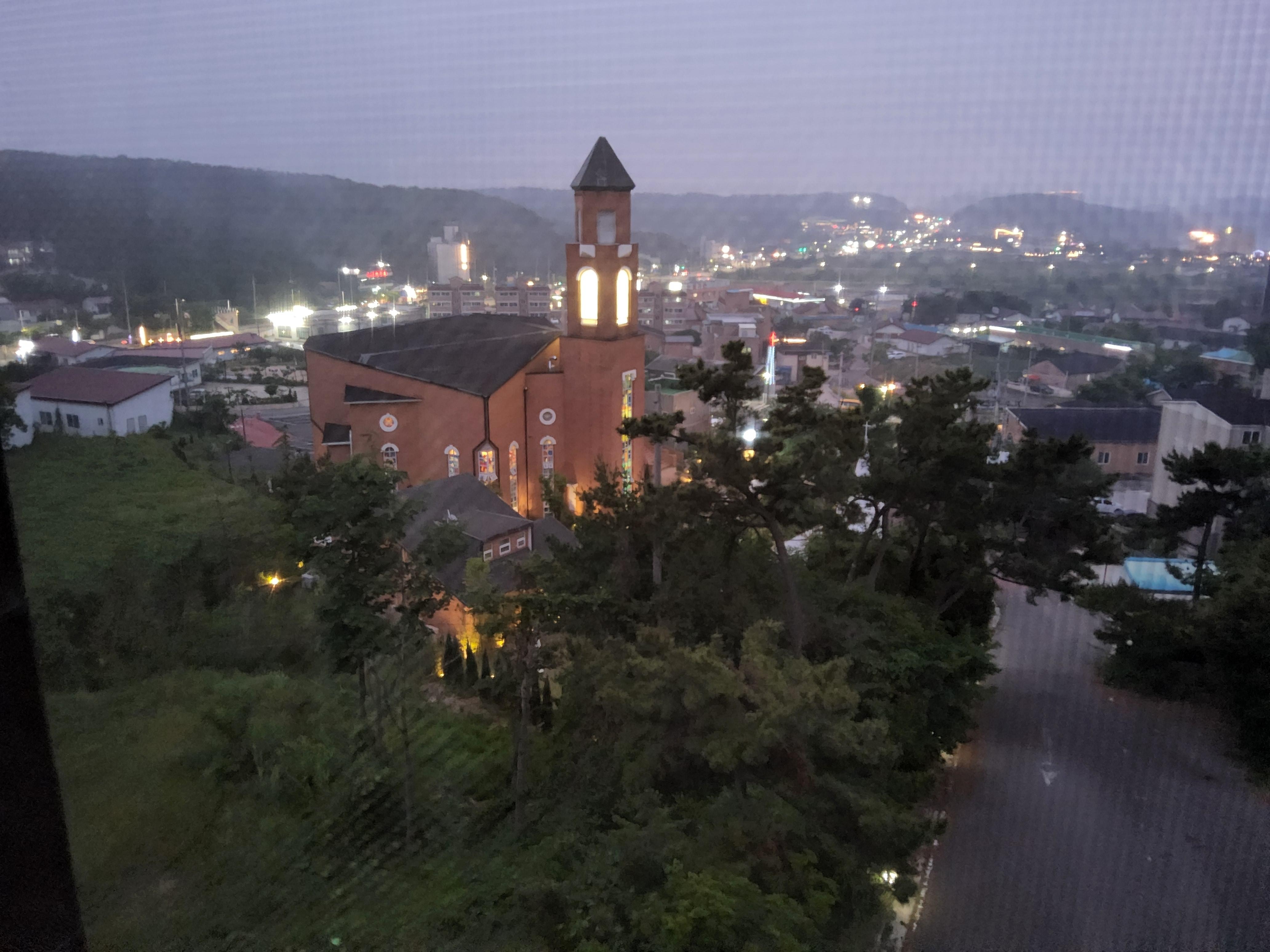 Vista de amanecer.