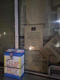 The front check in window