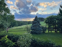 View from the rear of the house