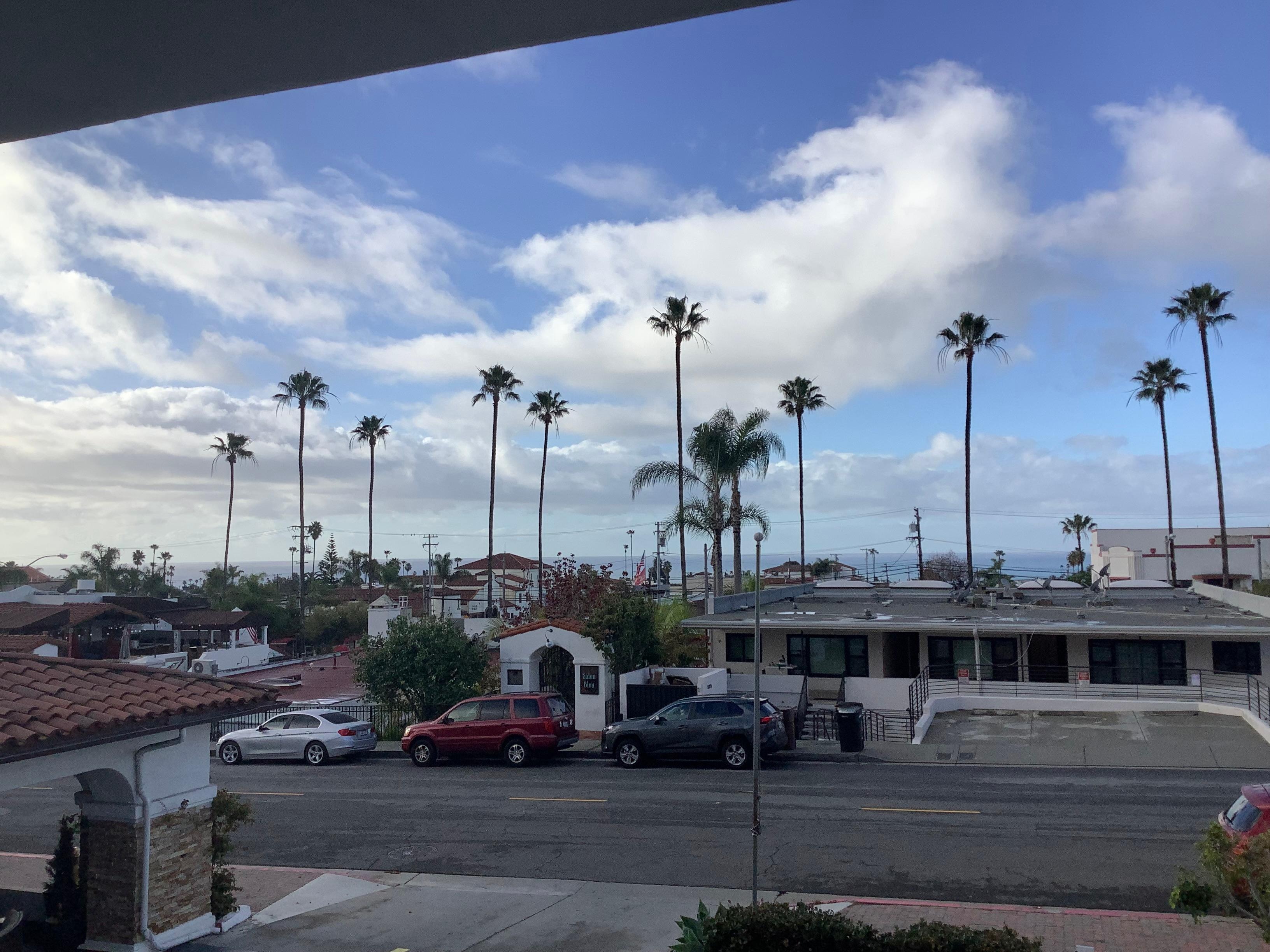 Ocean view room and balcony