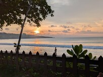 夕日がきれいに見えるホテルです