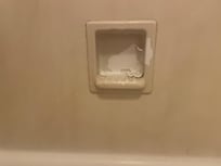 Soup holder in the shower.