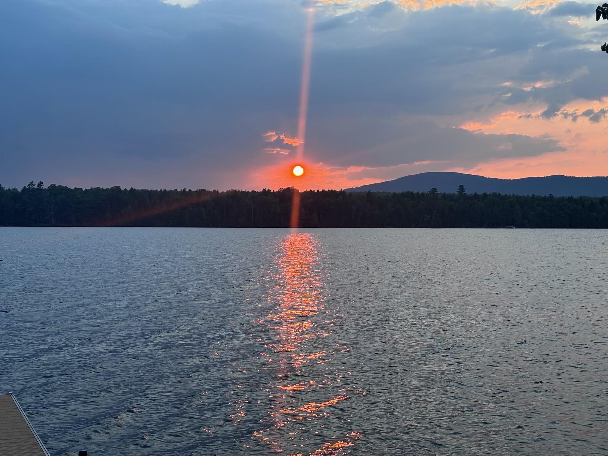 One of the amazing sunsets from the dock