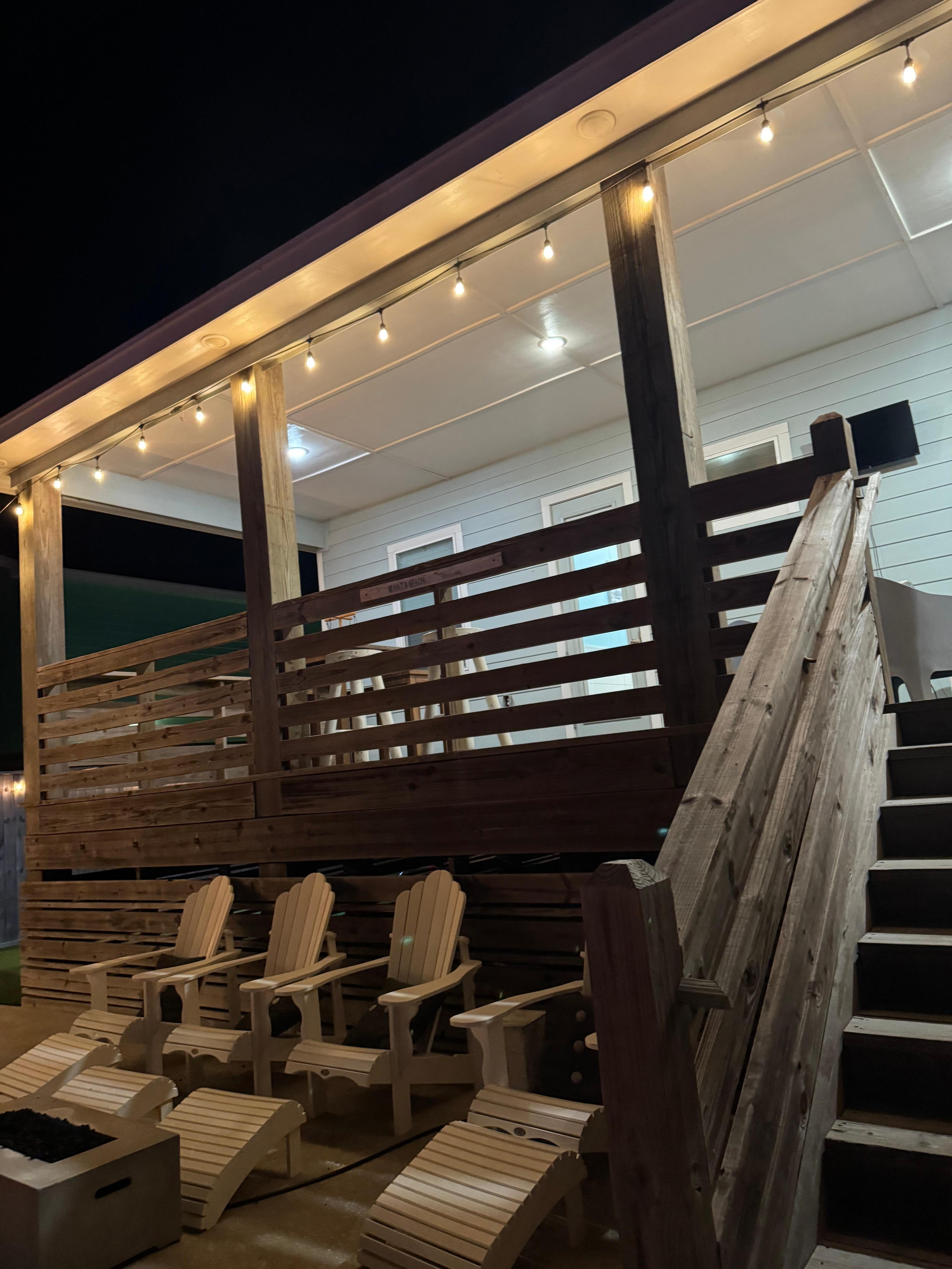 The patio was so beautiful 