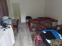 View of room from entry sliders.