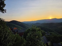 Sunset in late June