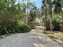 Driveway entrance to house