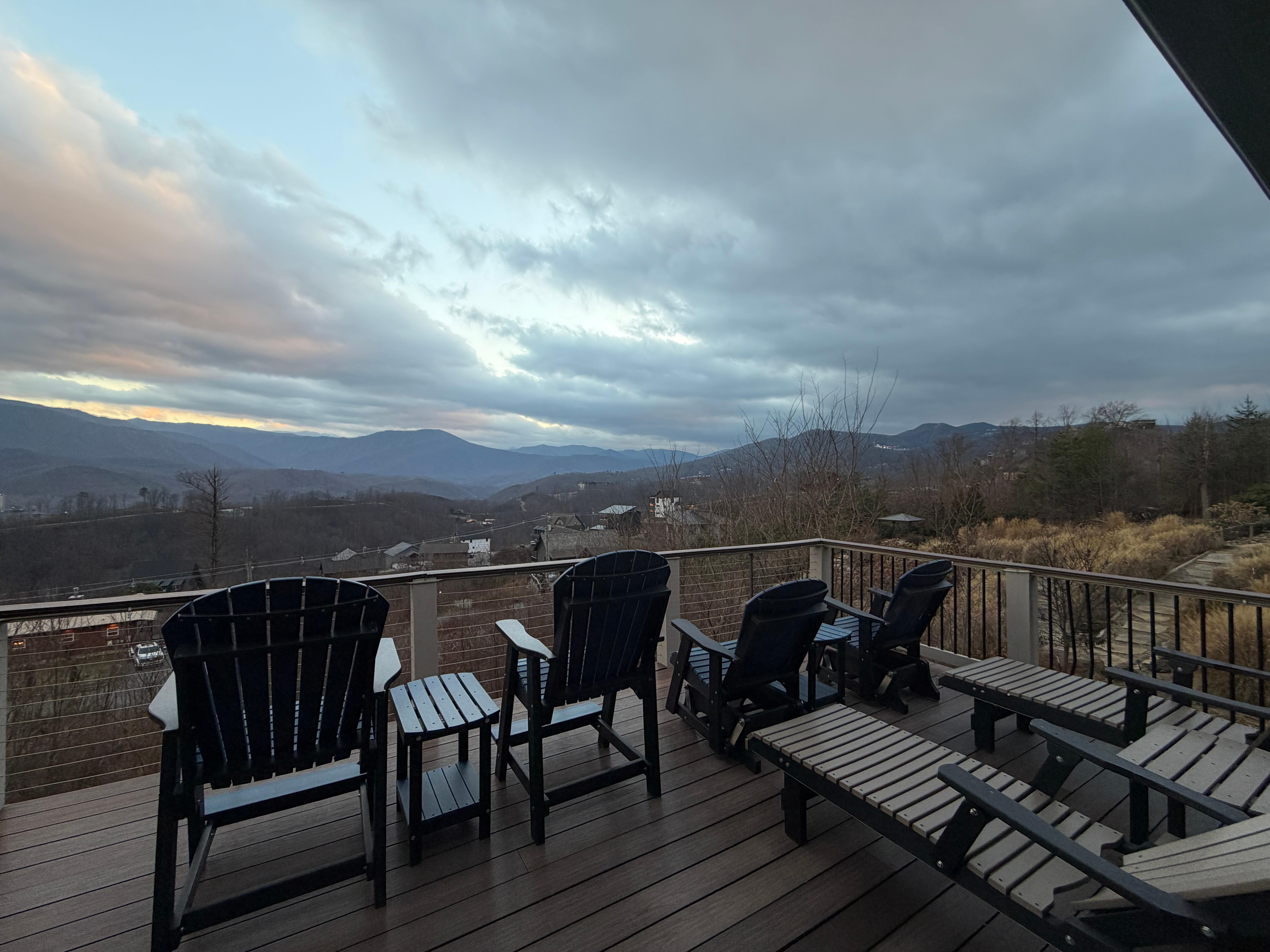 Great view from back porch