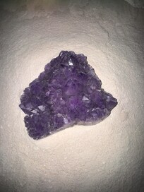 Crystals embedded in bedroom walls