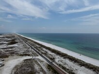 Beach view from the penthouse.