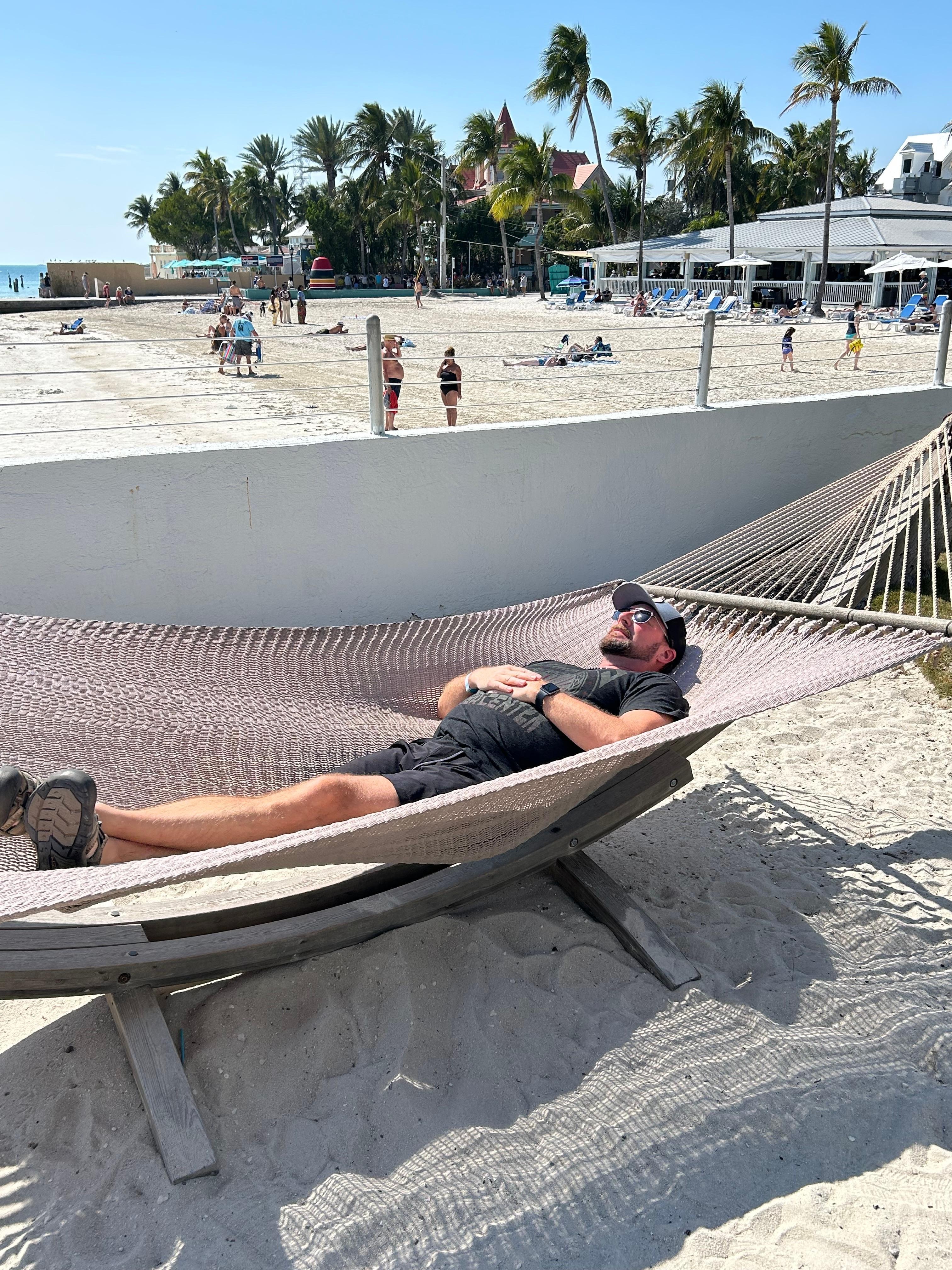 Green space included hammocks, Adirondack chairs, ping pong, lawn games and private gazebos. 