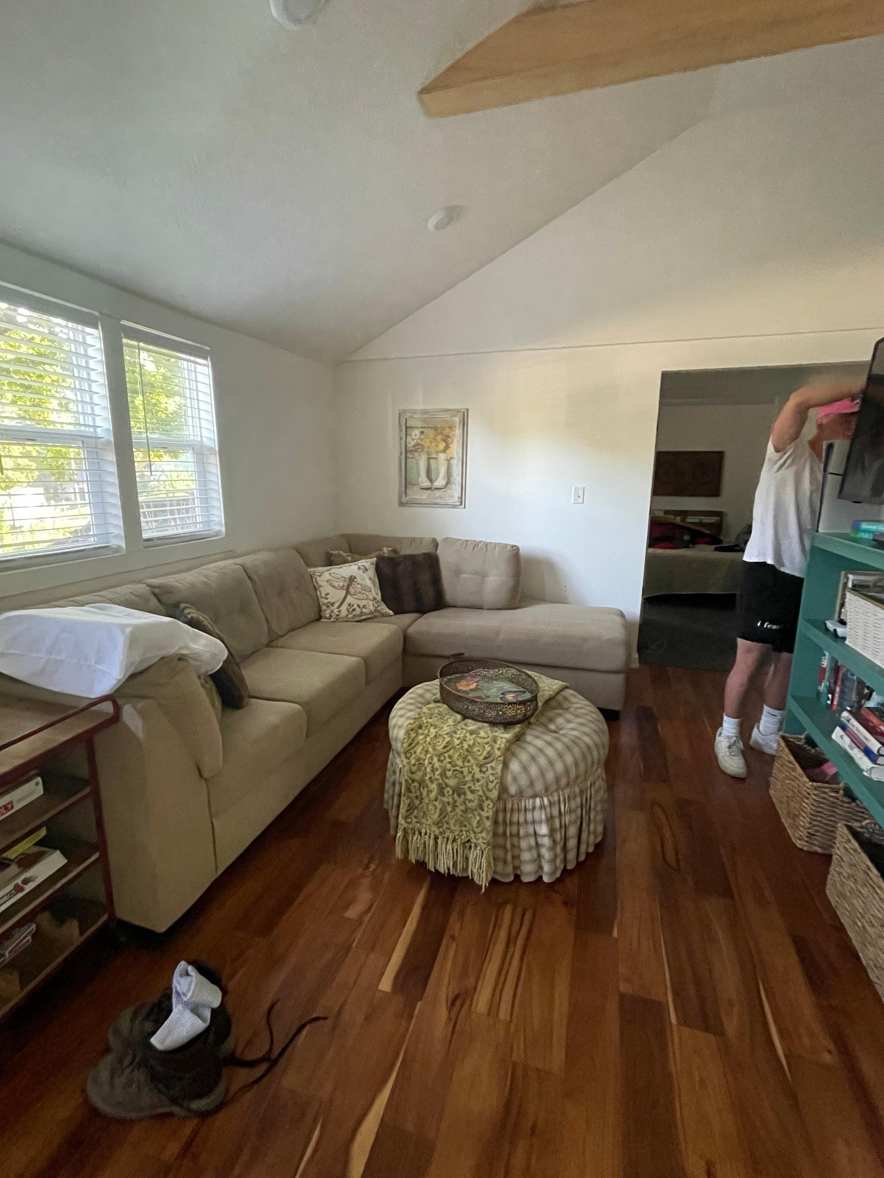 Spacious open living room. 