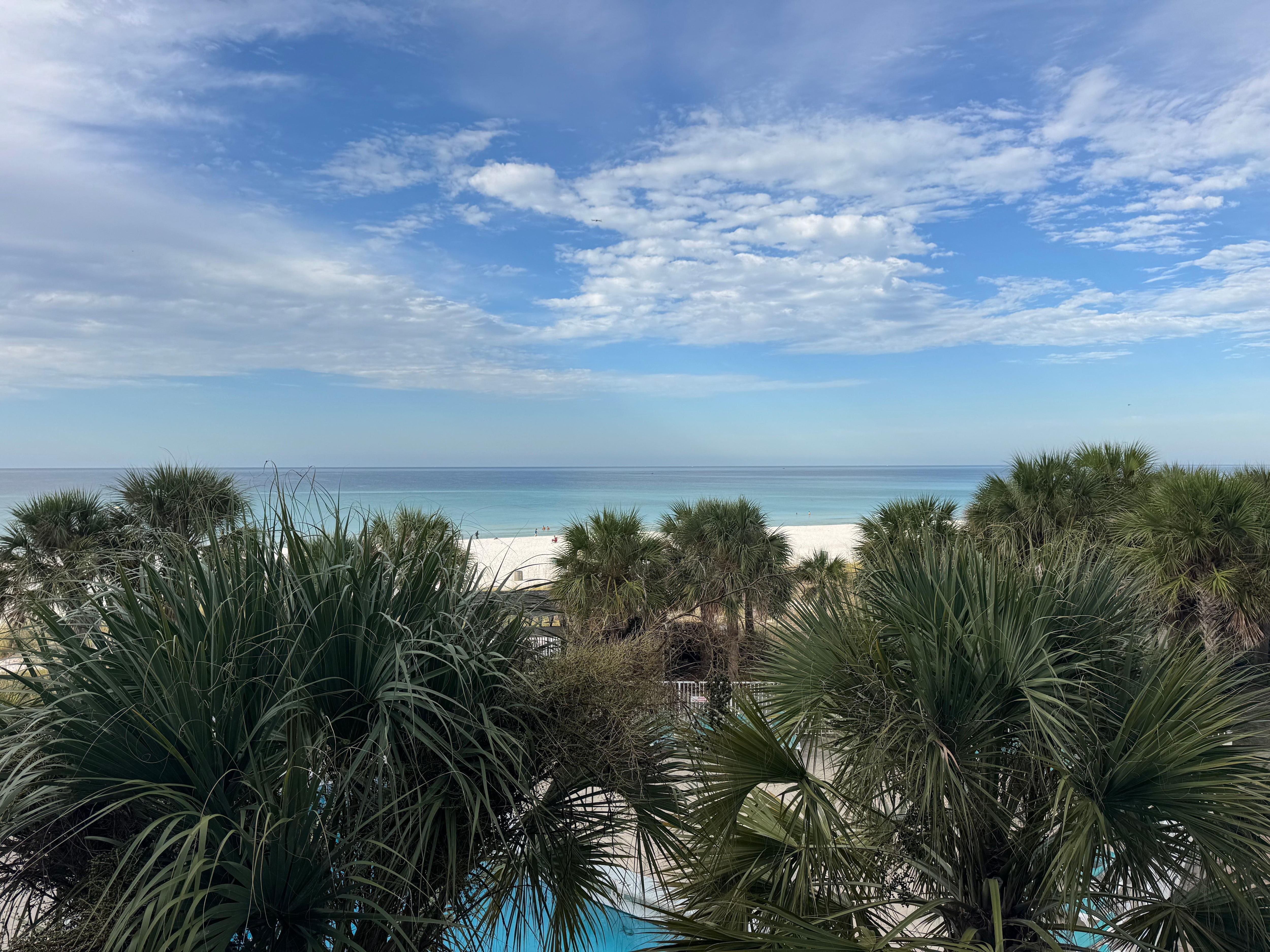 The view from our balcony 