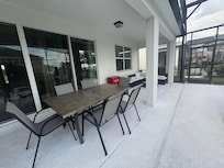 Spacious back patio.