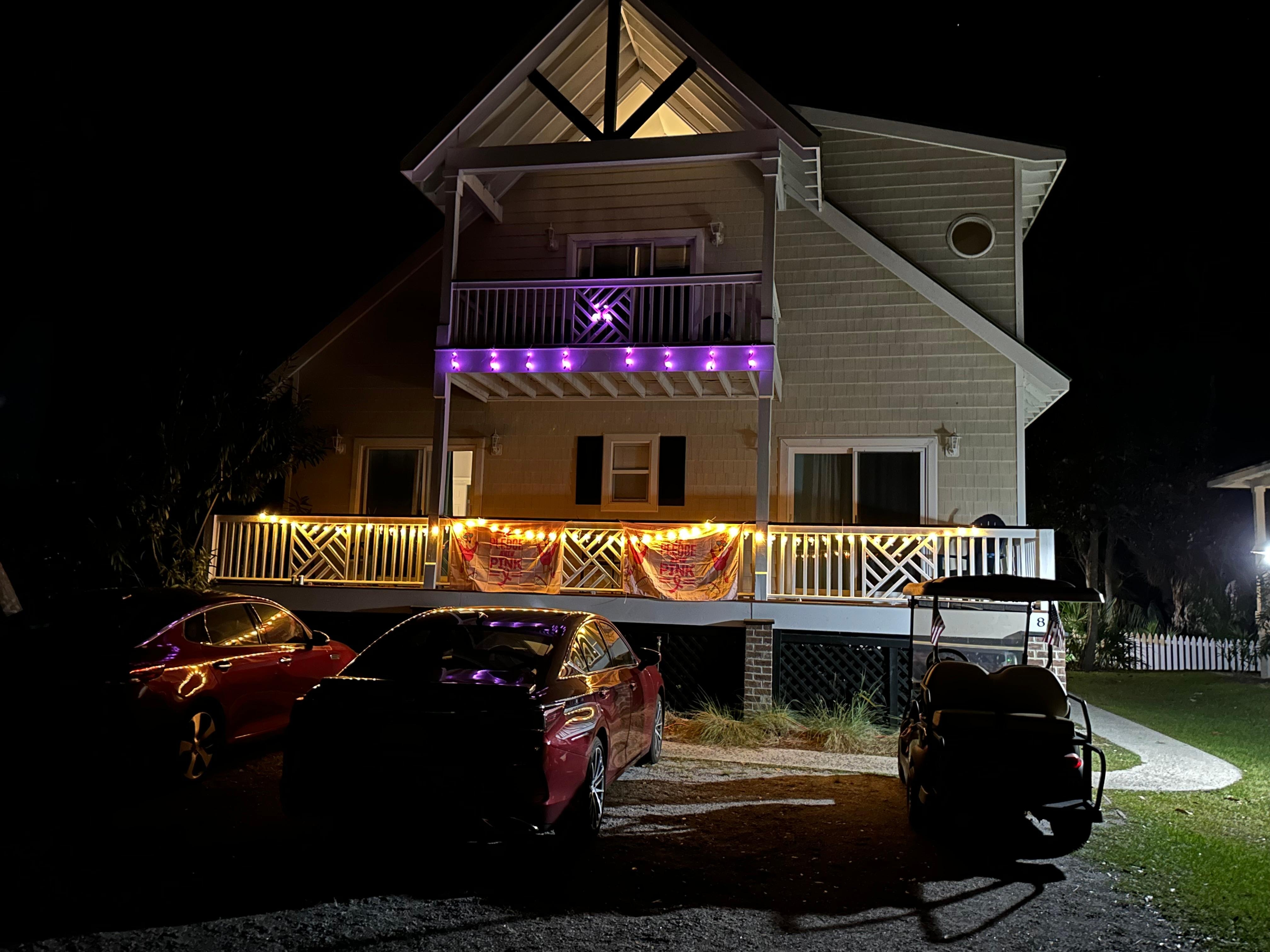 Our decorations for  “Pledge the Pink”