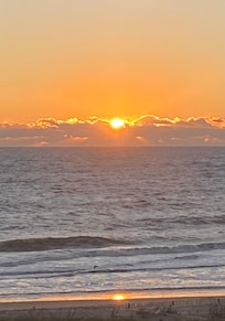 The sun rising after the storm!