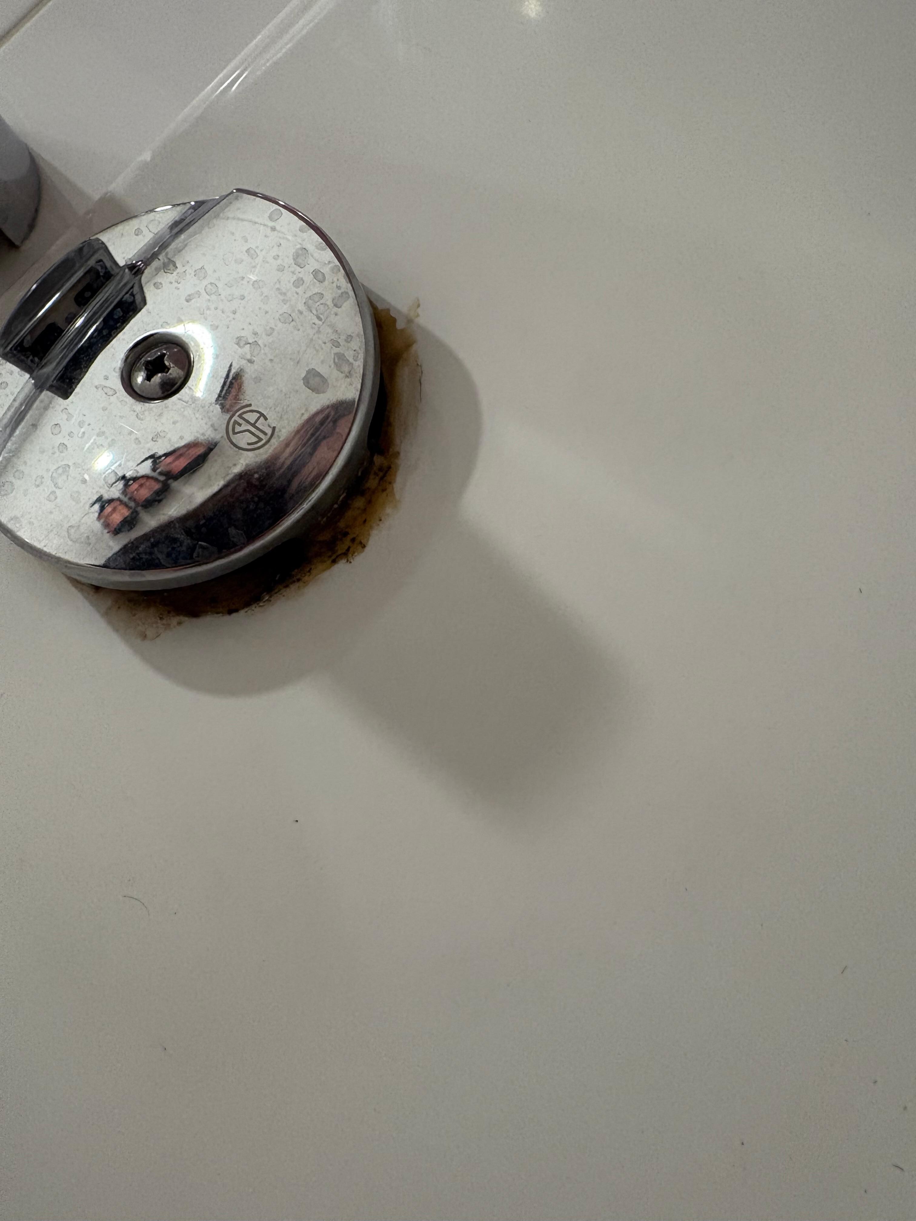 WHAT IS THAT?! So gross clean your tubs!!!! 