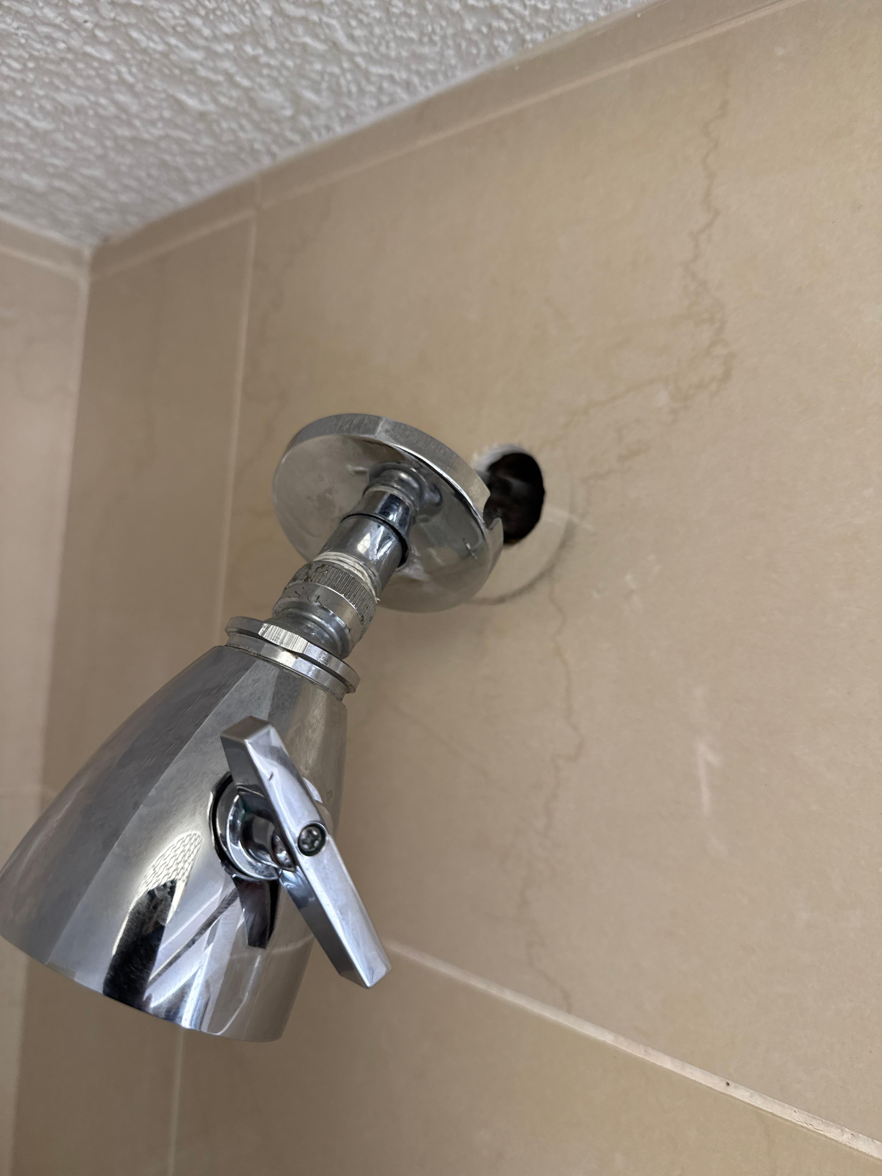 Shower cover needs R/R.
