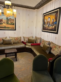 Relaxing sitting area