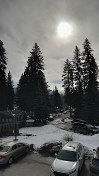 Views from the balcony on different days