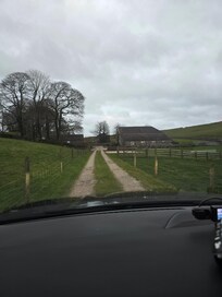 Path leading to the cottages.
