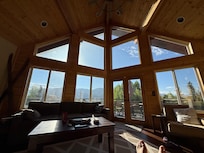 Love the view, both inside and out!