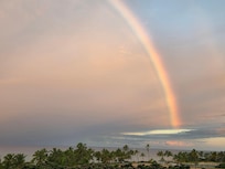 Caught a rainbow from the balcony!