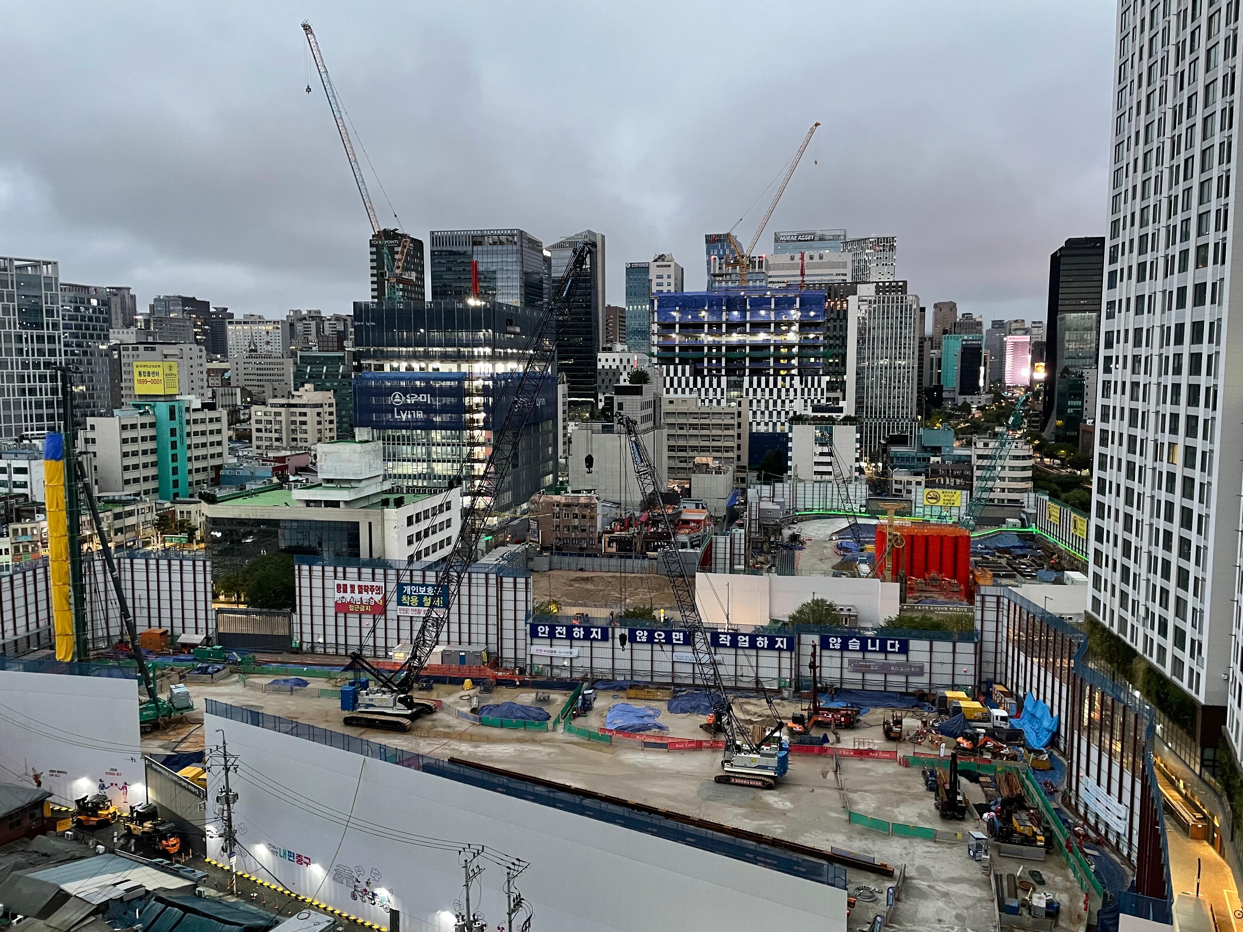 View from the balcony