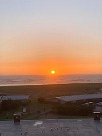 Sunset view from patio