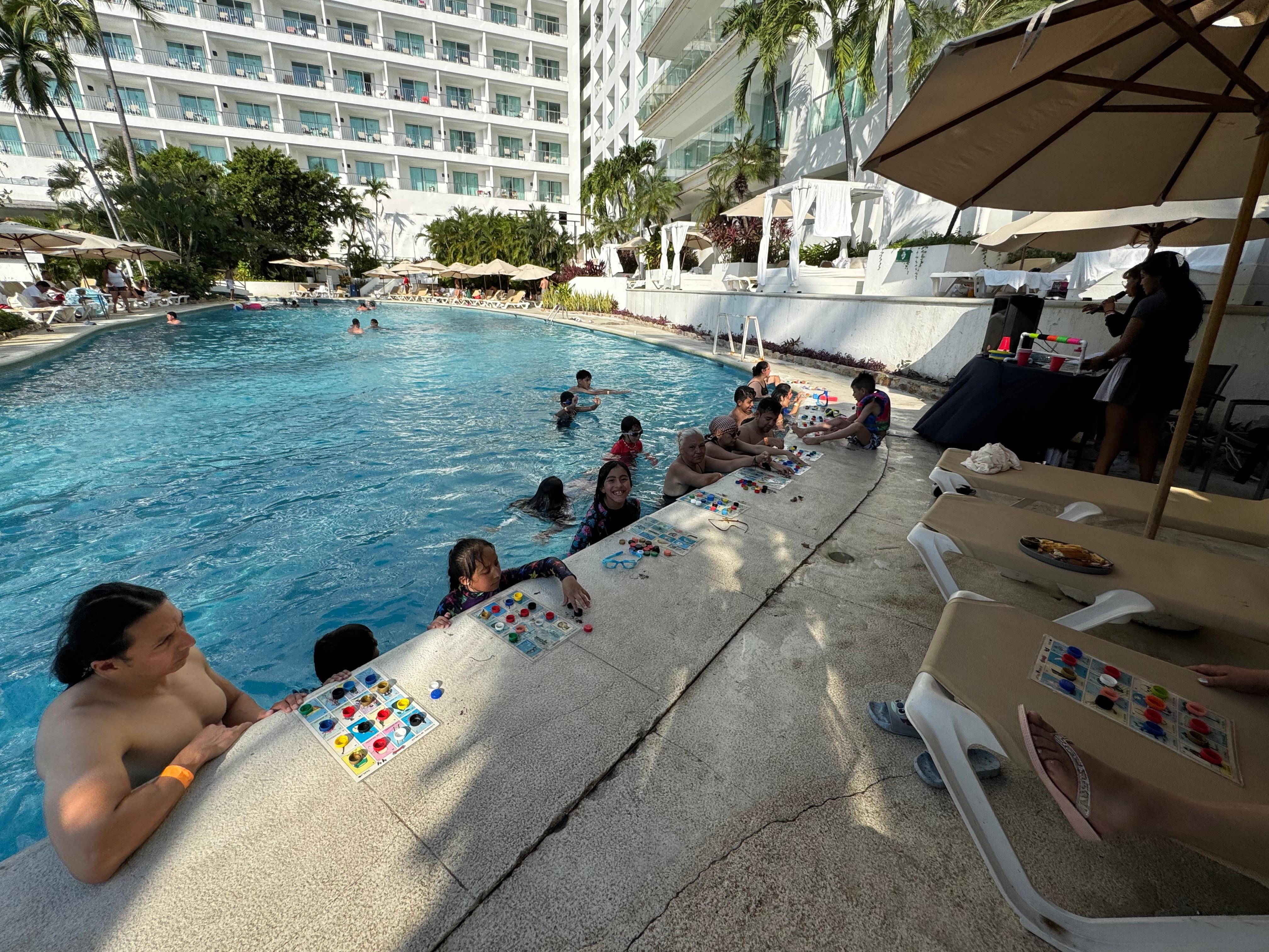 Entretenimiento en albercas 