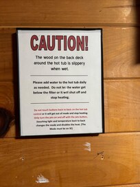 Instructions for keeping the leaking hot tub full