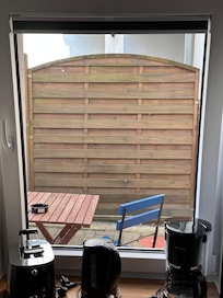 The city or courtyard view