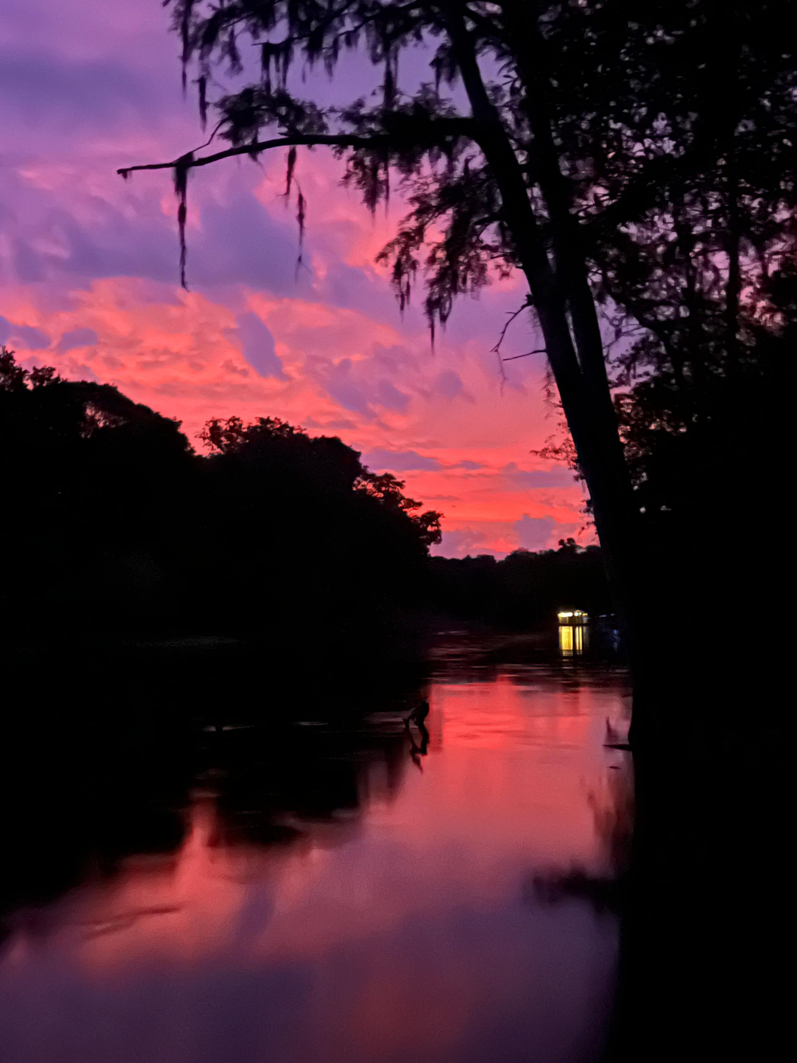 One of the beautiful sunsets 