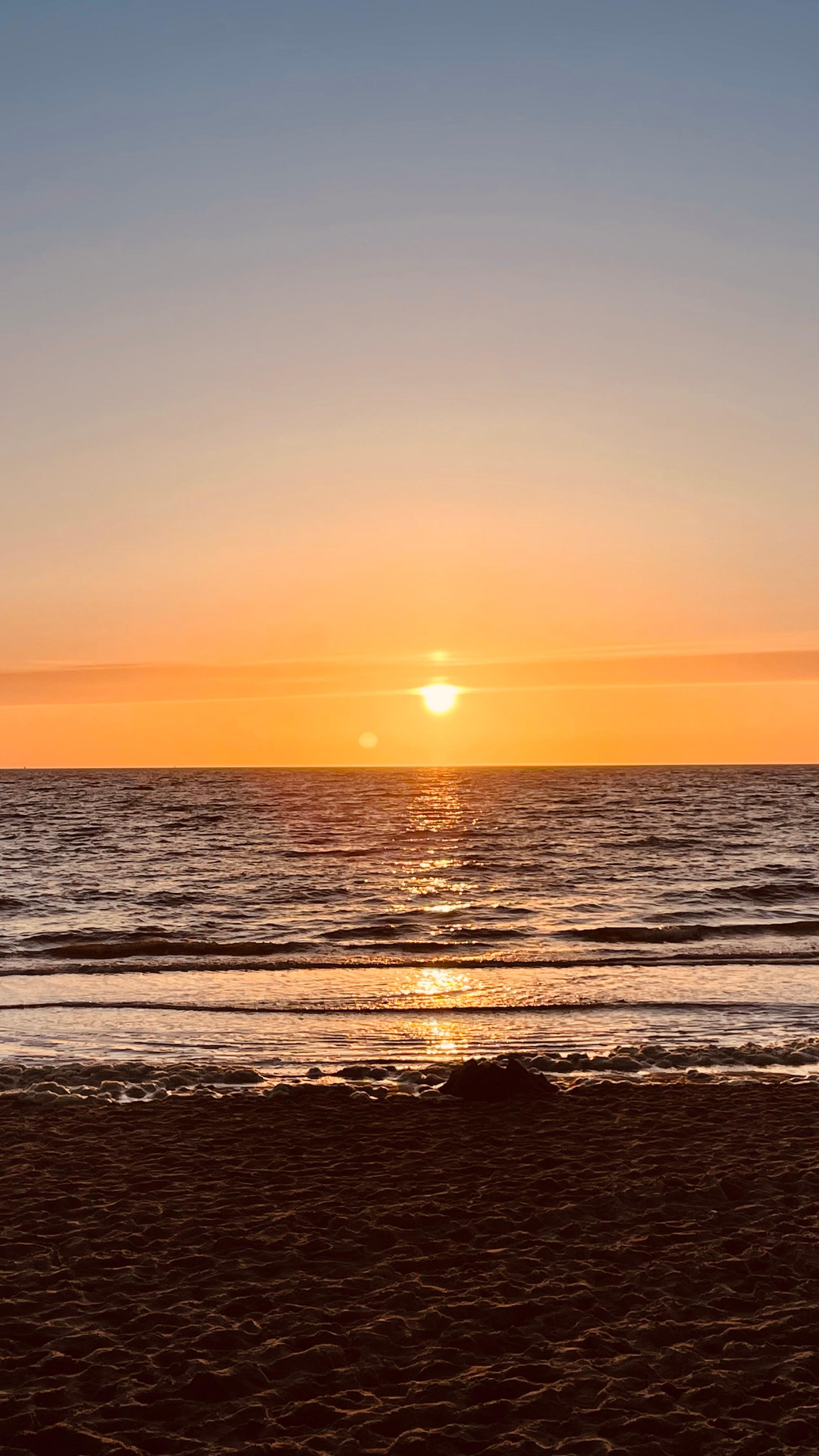 Sonnenuntergang am Strand