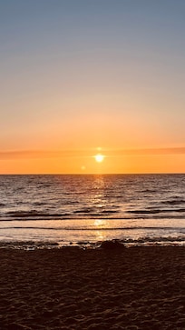 Sonnenuntergang am Strand