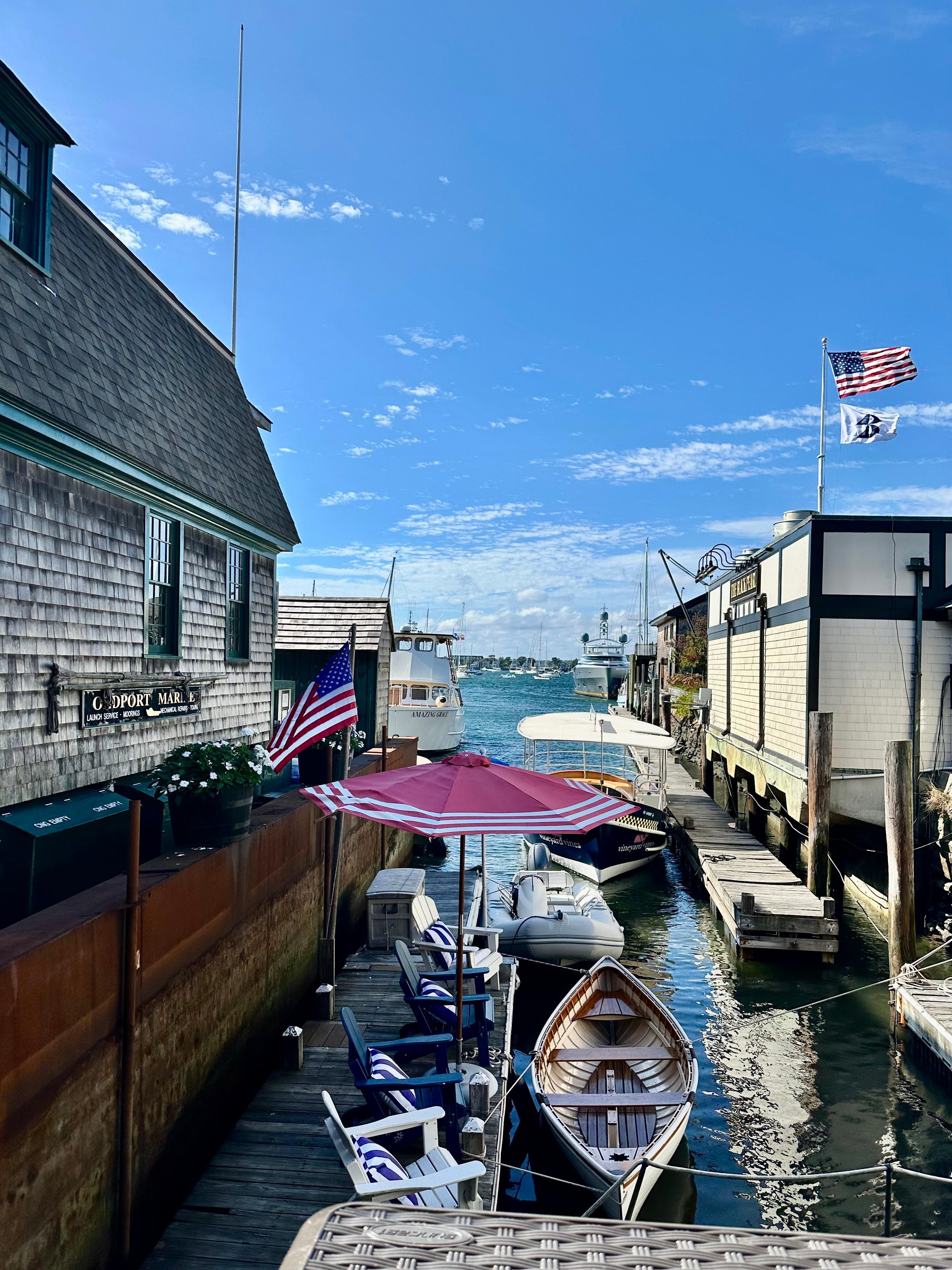 Looking out from Clark Cooke bar & eatery. Stellar place. 