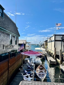 Looking out from Clark Cooke bar & eatery. Stellar place.