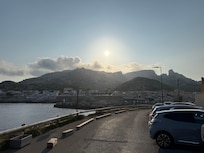 View of Les Goudes from the street in front of the rental