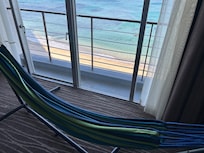 Hammocks in room