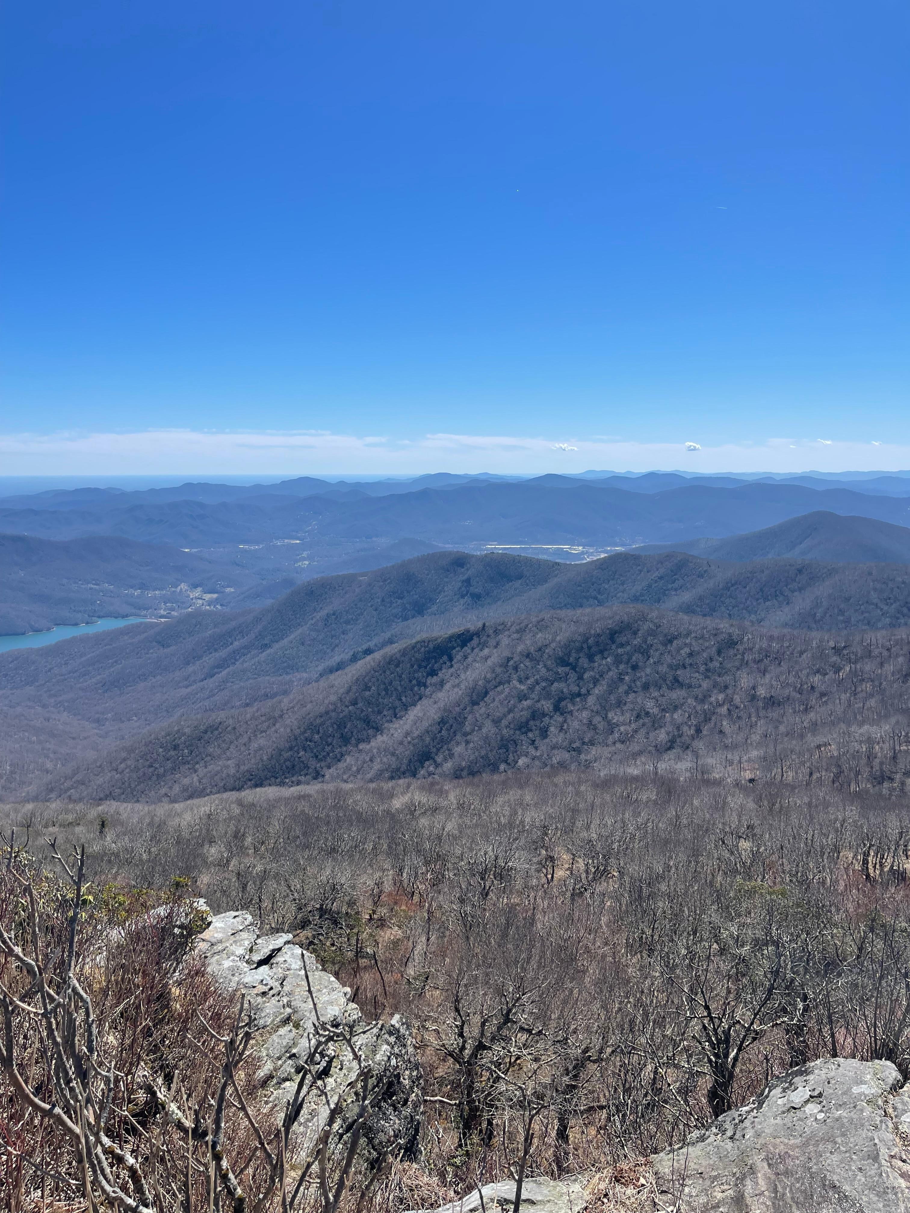 Nearby hiking off of Bkue Ridge Parkway