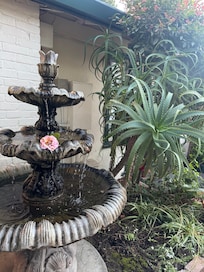 Fountain out front