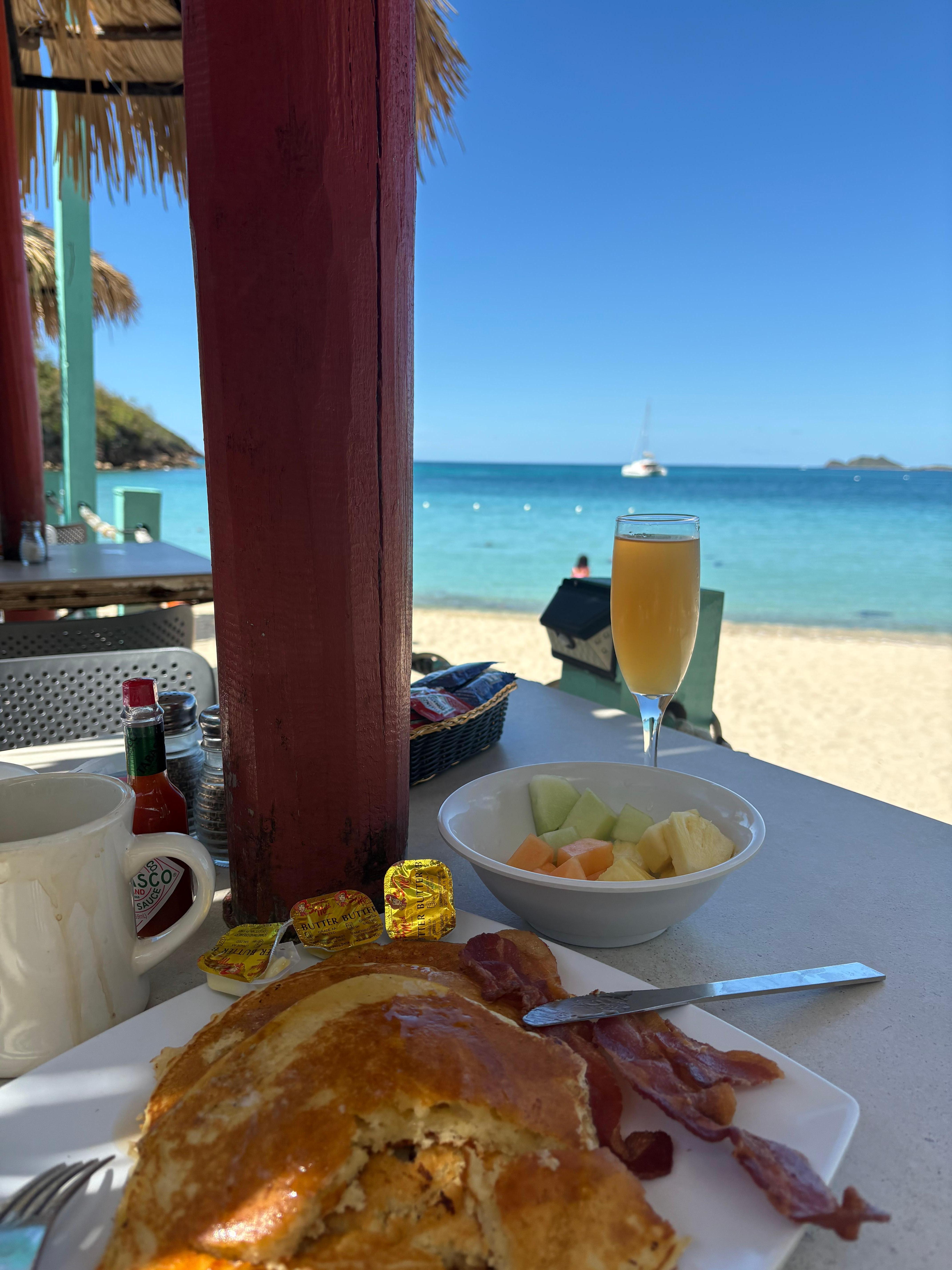 Breakfast at the Emerald Beach Restaurant