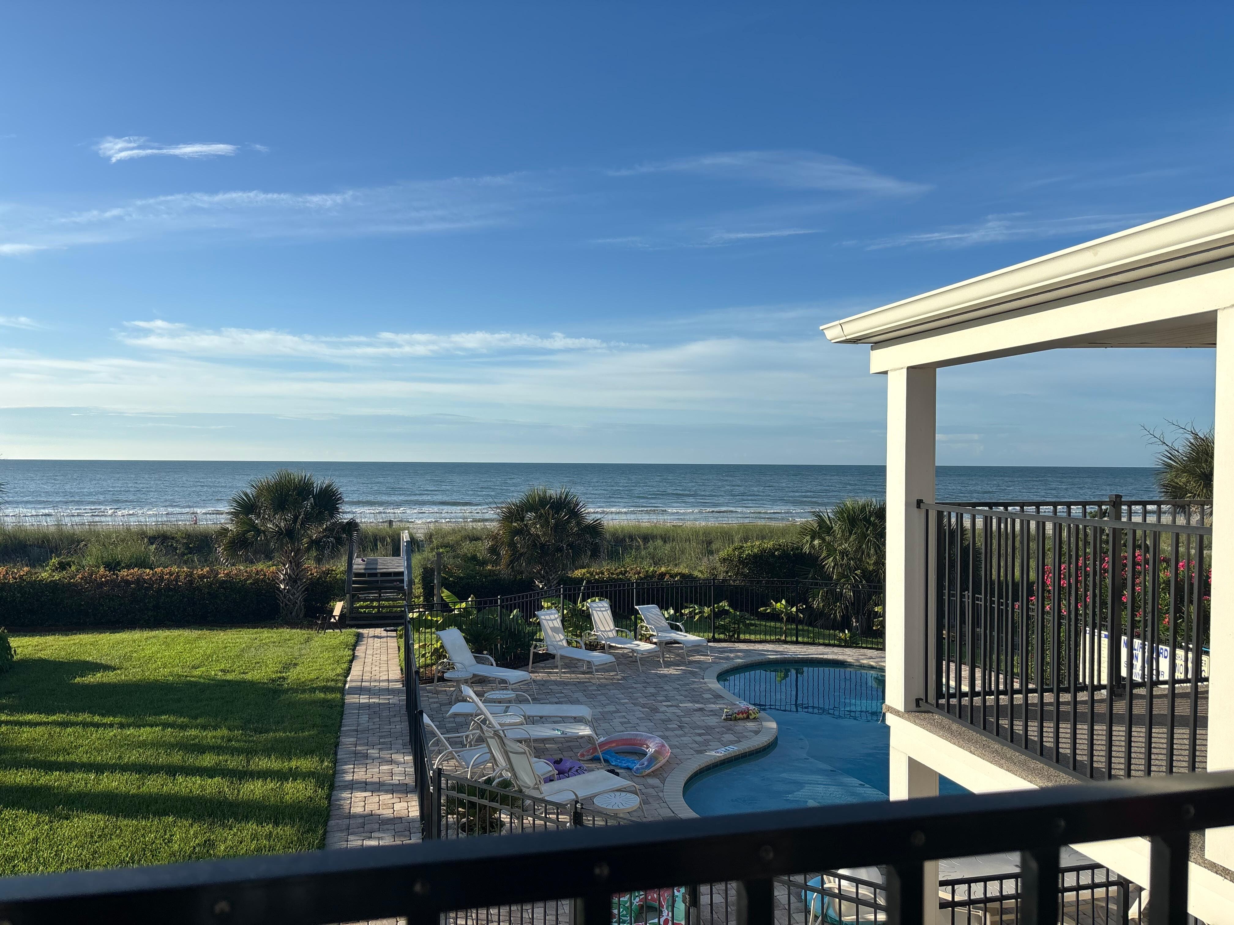 View from top porch